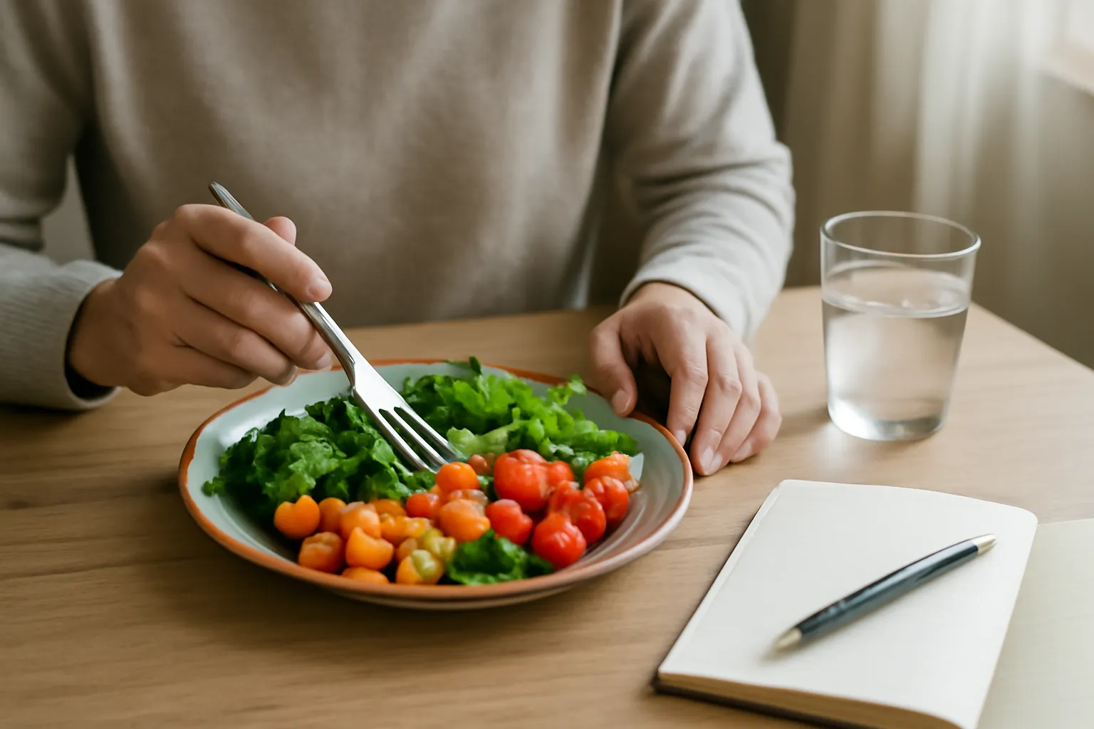 Alimentação consciente na prática: exercícios simples para reduzir o comer impulsivo